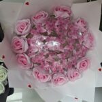 Buket Pempe Yapay Gül Kelebek Işıklı