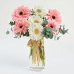 Vazo Kristal Beyaz Pempe 8 adet Cerpere